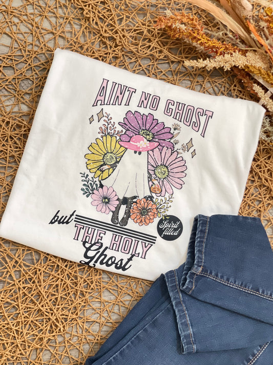 Floral Holy Ghost-Tee