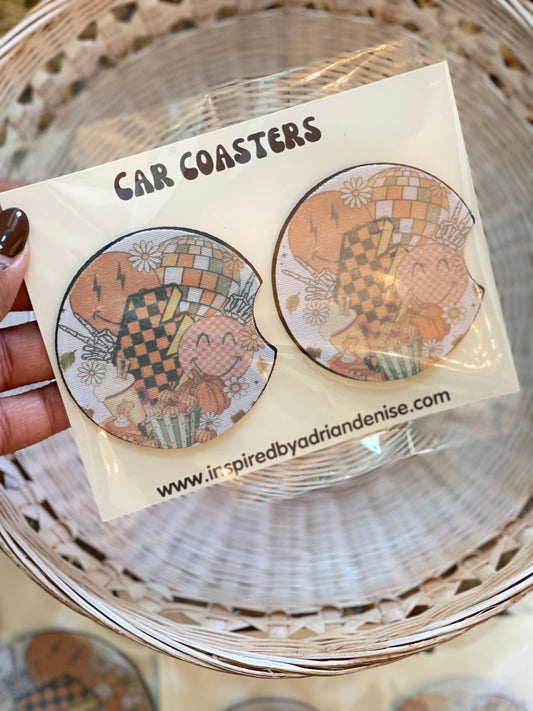 Fall-Car Coasters