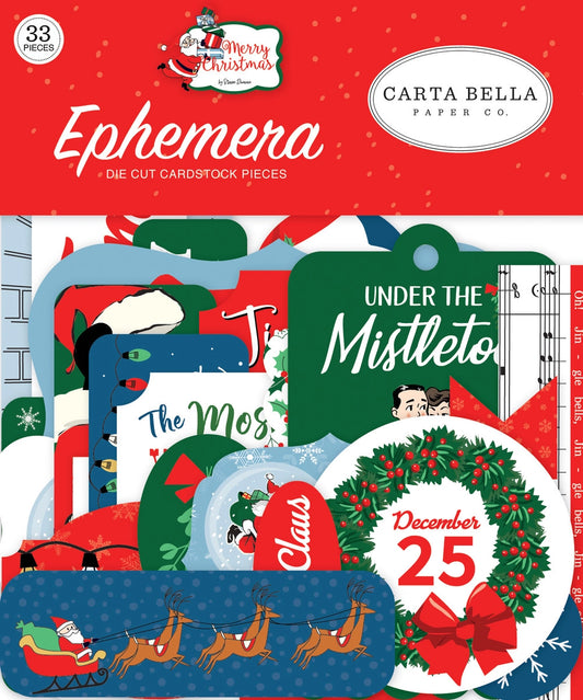 Merry Christmas Ephemera-Scrapbook Collection