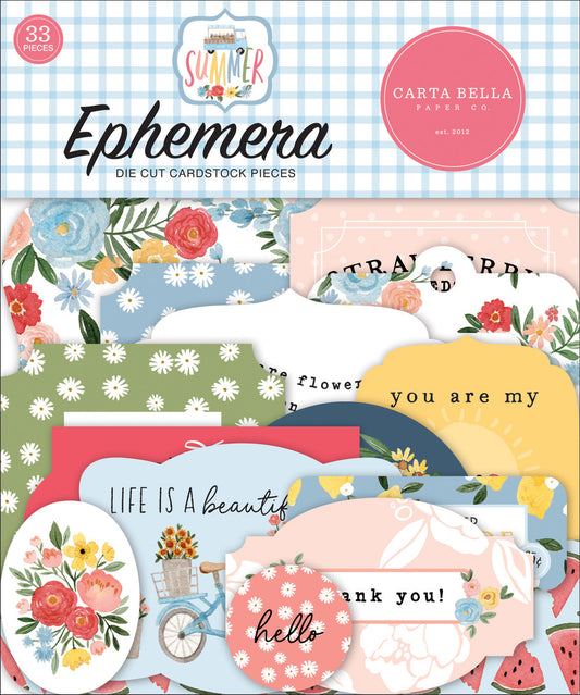 Summer Ephemera-Scrapbook Collection