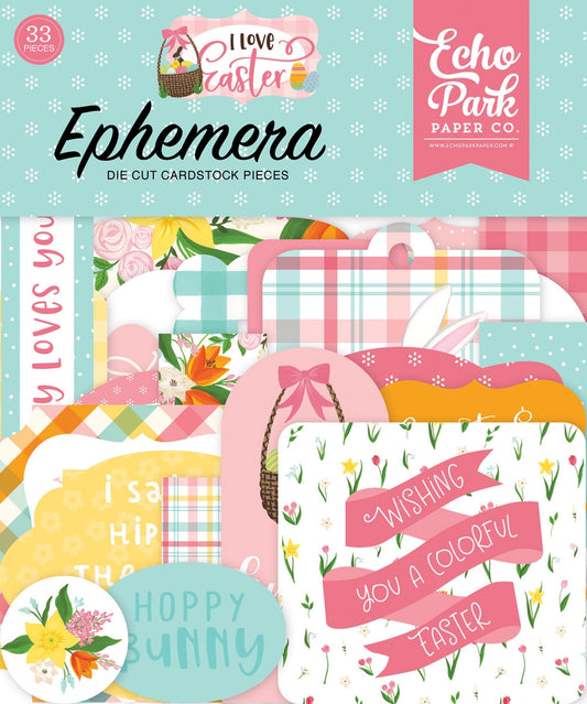 I Love Easter Ephemera-Scrapbook Collection